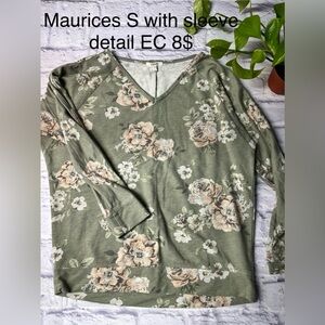 Maurices M sweatshirt with sleeve detail